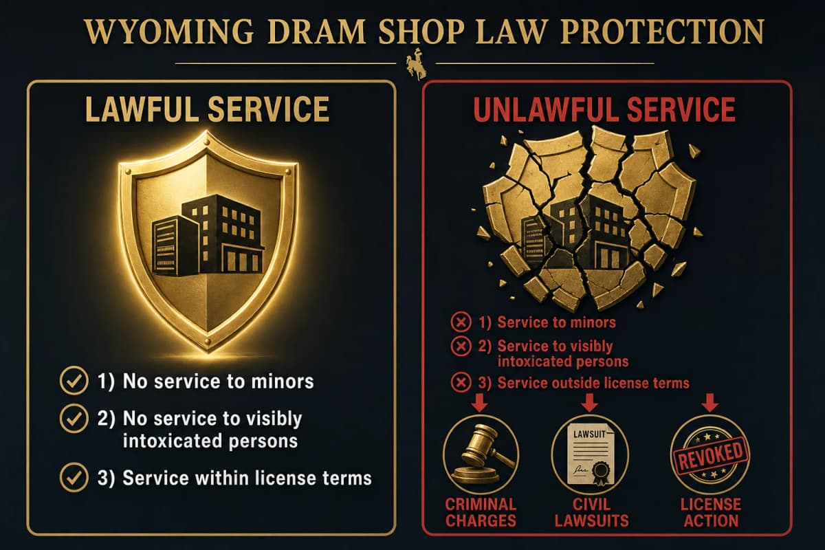 Illustration of dram shop liability protection through responsible service